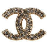 シャネル ココマーク ピアス 片方のみ ゴールド メッキ ラインストーン レディース CHANEL 【中古】